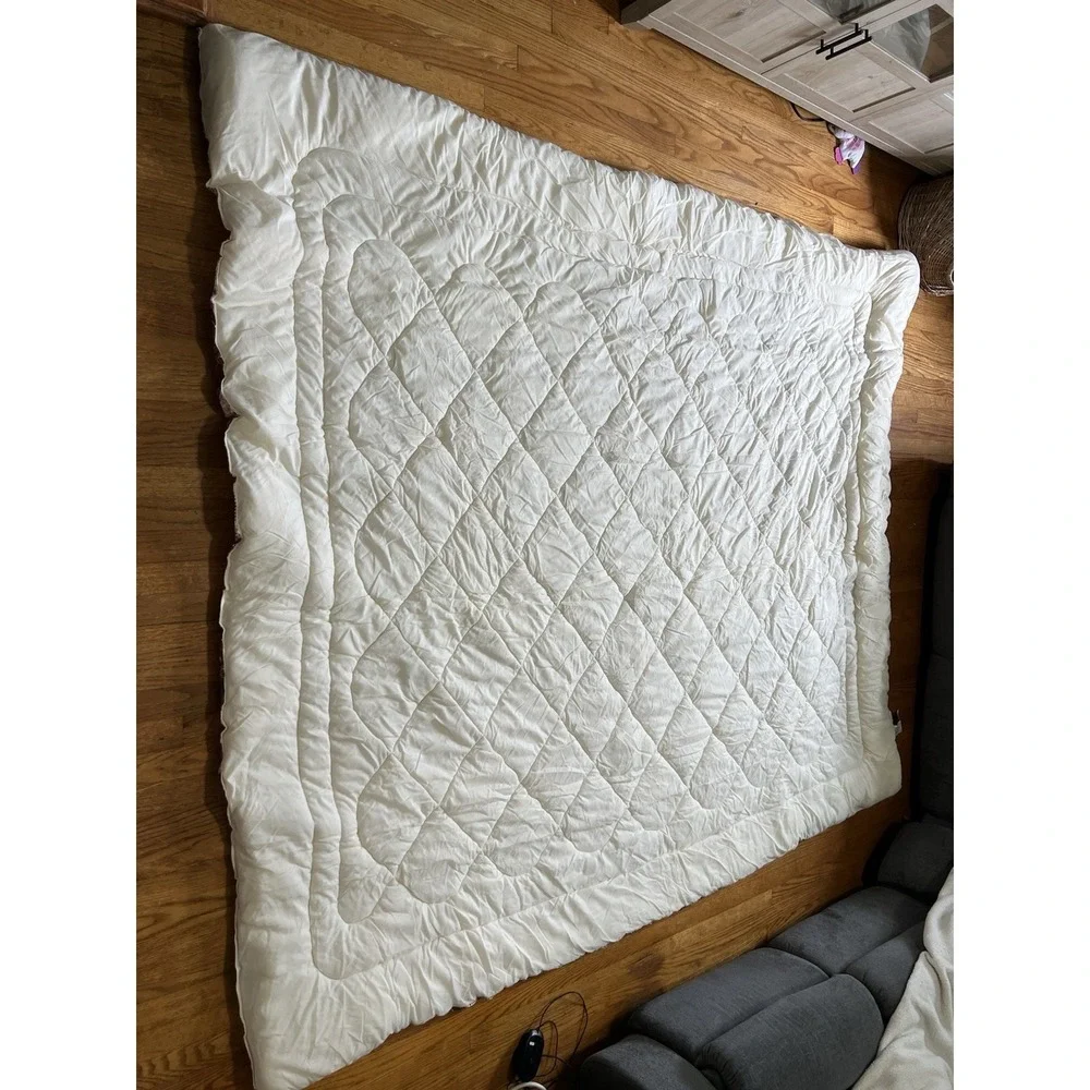 Vintage Crown Crafts Classics Full/Queen Comforter Brown Patchwork USA